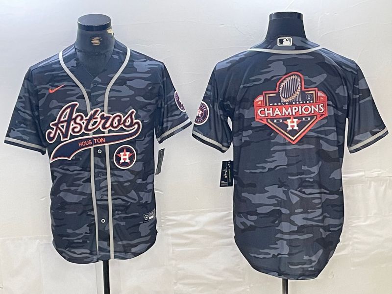 Men Houston Astros Blank Camo Jointly 2024 Nike MLB Jersey style 10->->MLB Jersey